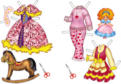 Бумажная кукла. Даша - Фото 1