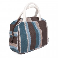 Косметичка банная на молнии «Полоски», 1 отдел, бежевый - Фото 3