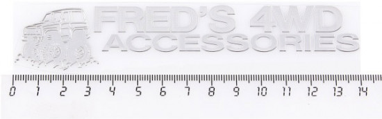 Эмблема «4WD Fred's accessories»