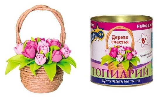 Набор для творчества «Тюльпаны в корзинке»