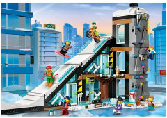 Конструктор City 60366 Горнолыжный курорт. Ski and Climbing Center - Фото 9