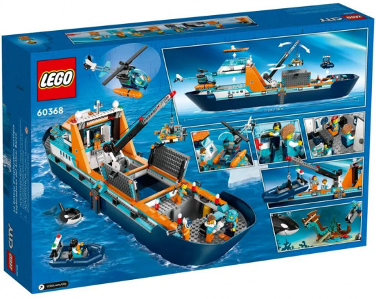 Конструктор LEGO® 60368 Корабль исследователей Арктики