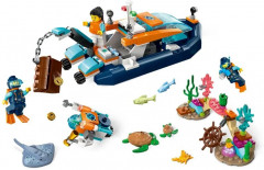 Конструктор City 60377 Корабль подводных исследований. Explorer Diving Boat - Фото 9