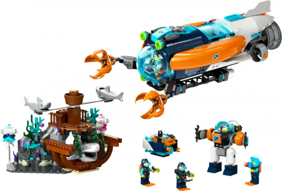 Конструктор LEGO® 60379 Глубоководная подводная лодка
