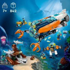 Конструктор City 60379 Глубоководная подводная лодка. Deep-Sea Explorer Submarine - Фото 7