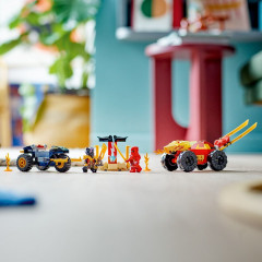 Конструктор Ninjago 71789 Машина Кая и мотоцикл Раса. Kai and Ras's Car and Bike Battle - Фото 6