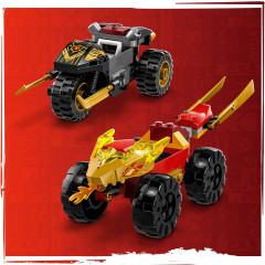 Конструктор Ninjago 71789 Машина Кая и мотоцикл Раса. Kai and Ras's Car and Bike Battle - Фото 9
