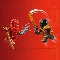 Конструктор Ninjago 71789 Машина Кая и мотоцикл Раса. Kai and Ras's Car and Bike Battle - Фото 13