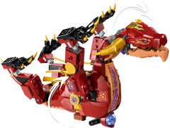 Конструктор Ninjago 71793 Лавовый дракон-трансформер. Heatwave Transforming Lava Dragon - Фото 14