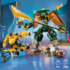 Конструктор Ninjago 71794 Роботы команды ниндзя Ллойда и Арин. Lloyd and Arin's Ninja Team Mechs - Фото 4