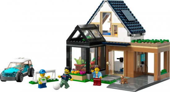 Конструктор LEGO® 60398 Семейный дом и электромобиль