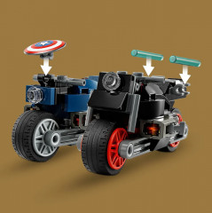 Конструктор Marvel 76260 Чёрная вдова и Капитан Америка. Black Widow & Captain America Motorcycles - Фото 7
