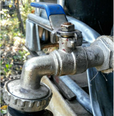 Кран шаровый водоразборный со штуцером - Фото 3