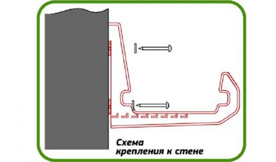 Крепление для балконного ящика (2 шт), белая глина