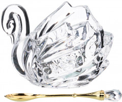 Икорница  с ложкой «Muza Crystal» - Фото 1