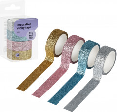 Набор клейких декоративных лент «Glitter» - Фото 1