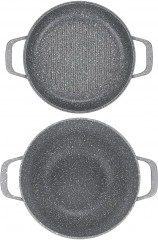 Казан с крышкой «Серый мрамор» - Фото 4