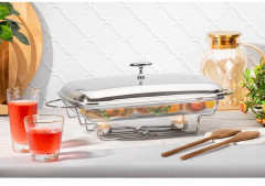 Мармит с крышкой на подставке - Фото 7