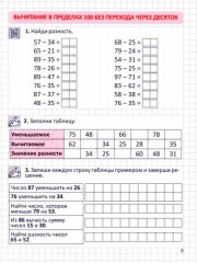 Математика. 2 класс. Тренажёр по устному счёту в пределах 100. Сложение и вычитание - Фото 1