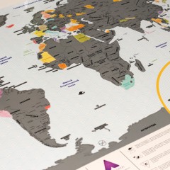 Карта со скретч слоем «True Map Plus» - Фото 1