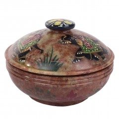 Шкатулка из камня «Слоны», цвет в ассортименте - Фото 2