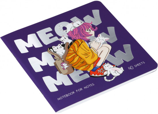 Книжка записная «Meow»