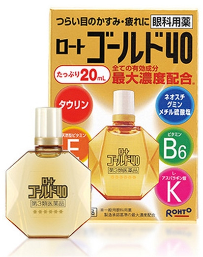 Капли для глаз «Gold 40»