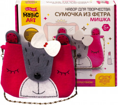 Набор для шитья сумочки из фетра «Мишка» - Фото 3