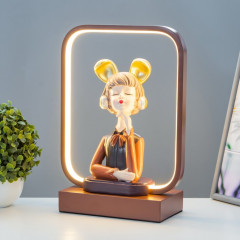Лампа настольная «Девушка в наушниках» - Фото 1