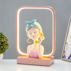 Лампа настольная «Девушка с телефоном» - Фото 1