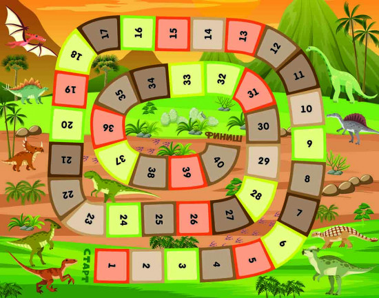 Игра настольная 4 в 1 «Весёлые ходилки»