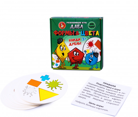 Игра настольная «Формы и цвета»