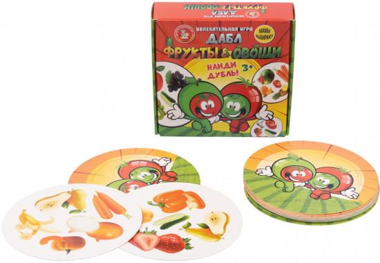 Игра настольная «Фрукты и овощи»