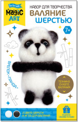 Набор для валяния из шерсти «Панда» - Фото 3
