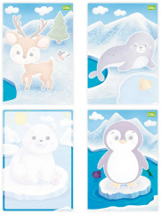 Раскраска многоразовая водная «Северные животные» - Фото 2