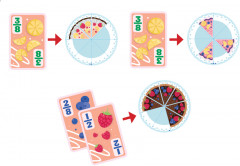 Игра настольная «Торт по тарелочкам! Учим дроби» - Фото 3