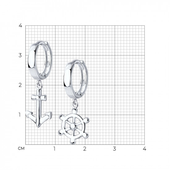 Серьги из серебра