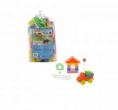 Конструктор «Строитель» (92 элемента в пакете) - Фото 1