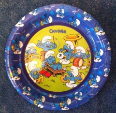 Набор бумажных тарелок «Смурфики» - Фото 3