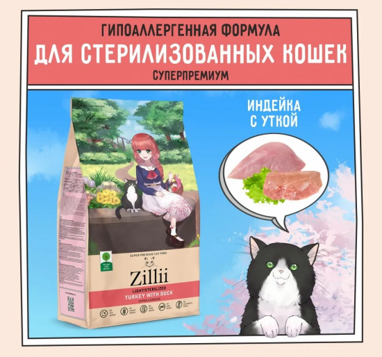 Корм для кошек с избыточным весом и стерилизованных
