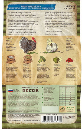 Корм для кошек с чувствительным пищеварением