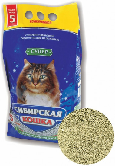 Наполнитель для кошачьего туалета «Супер»