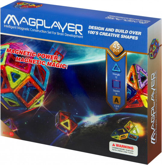 Конструктор магнитный «Magplayer»