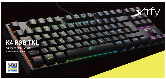 Клавиатура Cherry K4 TKL | Xtrfy | Фото 6