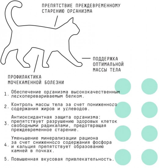 Корм для активных стерилизованных кошек