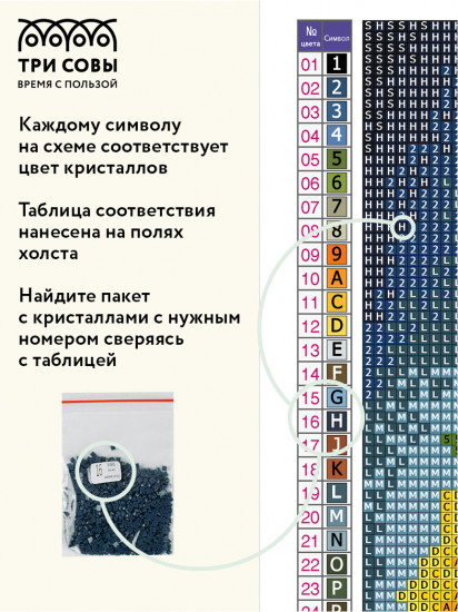 Мозаика алмазная «Анютины глазки»
