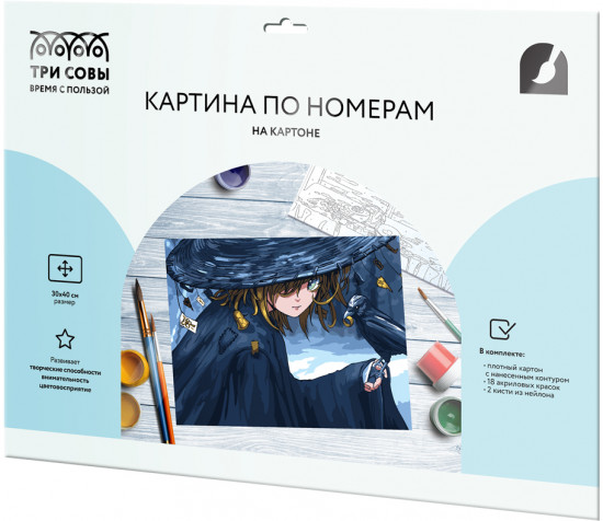 Картина по номерам «Чародейка»
