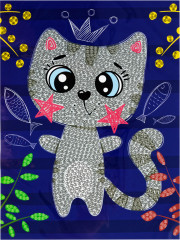 Мозаика алмазная «Кошечка» - Фото 1