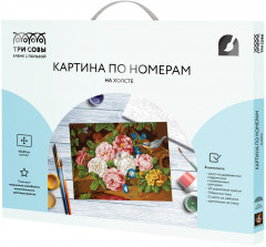 Картина по номерам «Пышный букет роз» - Фото 1