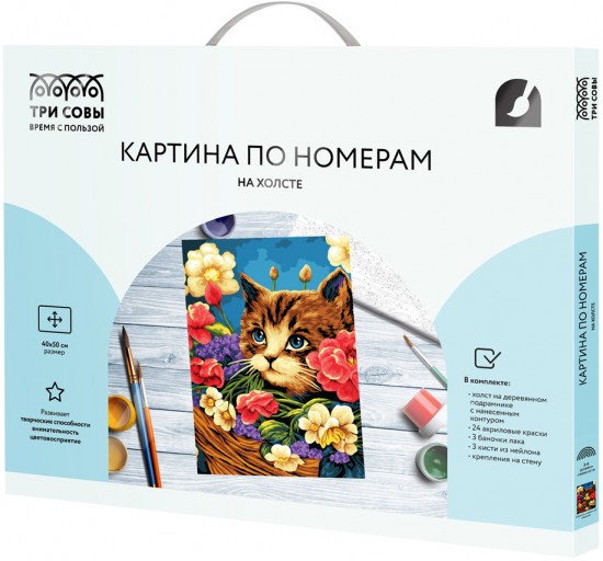 Картина по номерам «Котёнок»